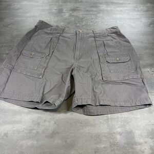 RedHead Shorts Men‎ 40x7 Gray Cargo Chino Elastic Waist Utility Outdoor Work